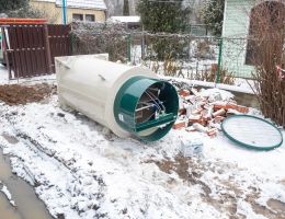 Монтаж септика Гринлос Аэро 6 Пр