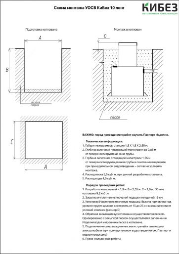 Схема монтажа КиБез 10 Лонг