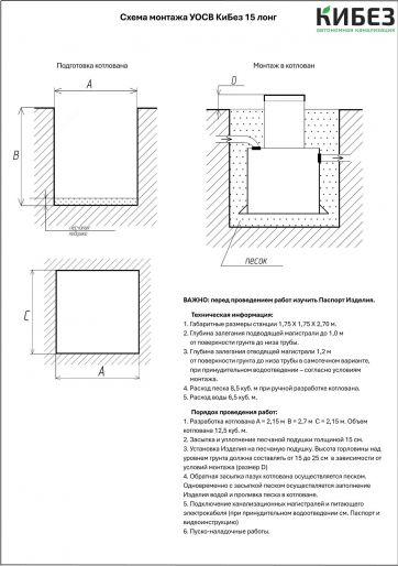 Схема монтажа КиБез 15 Лонг