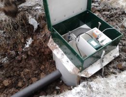 Монтаж септика BioDeka-8 П-800