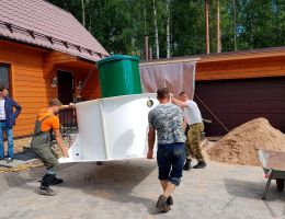 Монтаж КолоВеси 8 Prin низкий корпус