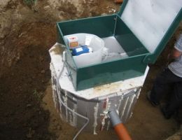 Монтаж септика BioDeka-10 П-800